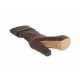 Bota para mujer con cremallera y plataforma en piel color marron tacon 10 - Tallas disponibles:  42