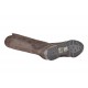 Bottes avec fermeture avec fermeture éclair en daim marron foncé talon 2 - Pointures disponibles:  32