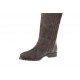 Stiefel mit Reissverschluss aus dunkelbraunem Wildleder und Leder Absatz 2 - Verfügbare Größen:  32