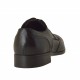 Scarpa derby da uomo elegante e stringata con decorazioni Brogue in pelle nera - Misure disponibili: 36