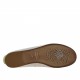 Ballerine pour femmes avec noeud en cuir blanc et vert talon 1 - Pointures disponibles:  32