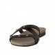 Sabot aperto con borchie in pelle nera tacco 1 - Misure disponibili: 32