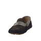 Mocassino da uomo in camoscio grigio, blu scuro e azzurro - Misure disponibili: 36, 37