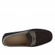 Mocassino da uomo in camoscio grigio, blu scuro e azzurro - Misure disponibili: 36, 37