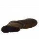Stivaletto da donna con fibbia e catena in camoscio marrone tacco 2 - Misure disponibili: 32