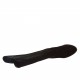 Woman's boot with zipper, elastic band and buckle in black suede heel 2 - Available sizes:  32