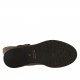 Stivaletto da donna con fibbia e borchie in nabuk colore marrone tacco 2 -  