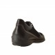 Scarpa da uomo sportiva allacciata in pelle e camoscio colore nero e pelle color canna di fucile -  