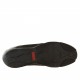 Scarpa da uomo sportiva allacciata in pelle e camoscio colore nero e pelle color canna di fucile -  