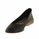 Scarpa ballerina da donna in pelle nera tacco 1 - Misure disponibili: 32, 33