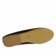Scarpa ballerina da donna in pelle nera tacco 1 - Misure disponibili: 32, 33