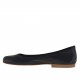 Ballerina da donna in pelle colore blu scuro tacco 1 - Misure disponibili: 32