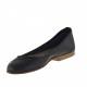 Ballerina da donna in pelle colore blu scuro tacco 1 - Misure disponibili: 32
