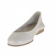 Ballerina shoe in ivory pearled leather heel 1 - Available sizes:  32