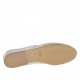 Ballerina in pelle perlata colore avorio tacco 1 - Misure disponibili: 32