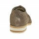 Scarpa casual derby stringata con lavorazione Brogue da uomo in camoscio sabbia - Misure disponibili: 47