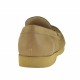 Mocasino deportivo para hombre en nubuk gris pardo y piel beis - Tallas disponibles:  48, 51