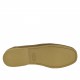 Mocasino deportivo para hombre en nubuk gris pardo y piel beis - Tallas disponibles:  48, 51