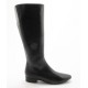 Stivale in pelle nero -  