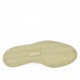 Zapato para mujer con cordones y cuña en piel de color blanco - Tallas disponibles:  45