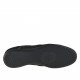 Chaussure sportif à lacets pour hommes en daim et tissu noir et cuir taupe - Pointures disponibles:  46, 47