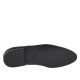Scarpa da uomo elegante stringata in pelle verniciata colore nero -  