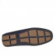 Mocasin deportivo para hombre en piel de color azul oscuro - Tallas disponibles:  36, 52