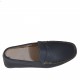 Mocasin deportivo para hombre en piel de color azul oscuro - Tallas disponibles:  36, 52