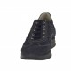 Scarpa da uomo stringata sportiva in camoscio e tessuto blu - Misure disponibili: 36, 37