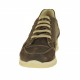Zapato deportivo con cordones para hombre en piel nabuk, nabuk y tejido gris pardo - Tallas disponibles:  36, 37