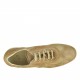 Chaussure sportif pour hommes avec lacets en daim et tissu beige - Pointures disponibles:  47