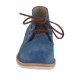 Zapato deportivo para hombre alto al tobillo en gamuza turquesa - Tallas disponibles:  46, 52