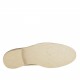 Scarpa da uomo polacchino stringato in pelle scamosciata colore grigio -  