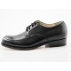 Chaussure à lacets pour hommes en cuir noir - Pointures disponibles:  36