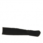 Stivale da donna in camoscio nero con cerniera tacco 9 - Misure disponibili: 31, 42