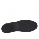 Scarpa da uomo stringata sportiva in pelle vintage marrone scura - Misure disponibili: 50, 51