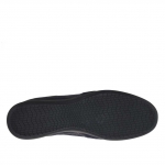 Scarpa da uomo sportiva stringata in pelle e camoscio blu - Misure disponibili: 46