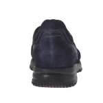 Scarpa da uomo stringata sportiva in pelle e camoscio blu - Misure disponibili: 36, 37