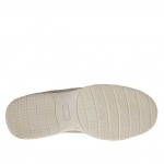 Scarpa da uomo sportiva stringata in camoscio, tessuto e pelle grigia - Misure disponibili: 36, 37
