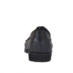 Scarpa da uomo stringata in pelle nera - Misure disponibili: 36