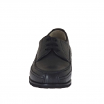 Scarpa da uomo stringata in pelle nera - Misure disponibili: 36