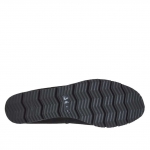 Ballerinaschuh mit Schleife aus schwarzem Wild- und Lackleder Keilabsatz 2 - Verfügbare Größen:  32