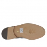 Scarpa derby da uomo stringata con puntale in pelle colore nero - Misure disponibili: 40