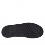 Zapato para hombre con cordones en nabuk negro - Tallas disponibles:  36