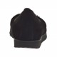 Ballerina da donna con strass in camoscio nero zeppa 2 - Misure disponibili: 32