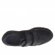 Zapato deportivo para hombre con velcro en piel negra - Tallas disponibles:  36, 37, 46