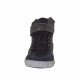 Zapato con cordones, cremallera y velcro en piel imprimida acero, gamuza y charol laminado imprimido azul cuña 2 - Tallas disponibles:  32, 33