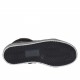 Zapato con cordones, cremallera y velcro en piel imprimida acero, gamuza y charol laminado imprimido azul cuña 2 - Tallas disponibles:  32, 33