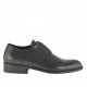 Scarpa derby da uomo stringata in pelle colore nero - Misure disponibili: 36