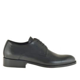 Scarpa derby da uomo stringata in pelle colore nero - Misure disponibili: 36